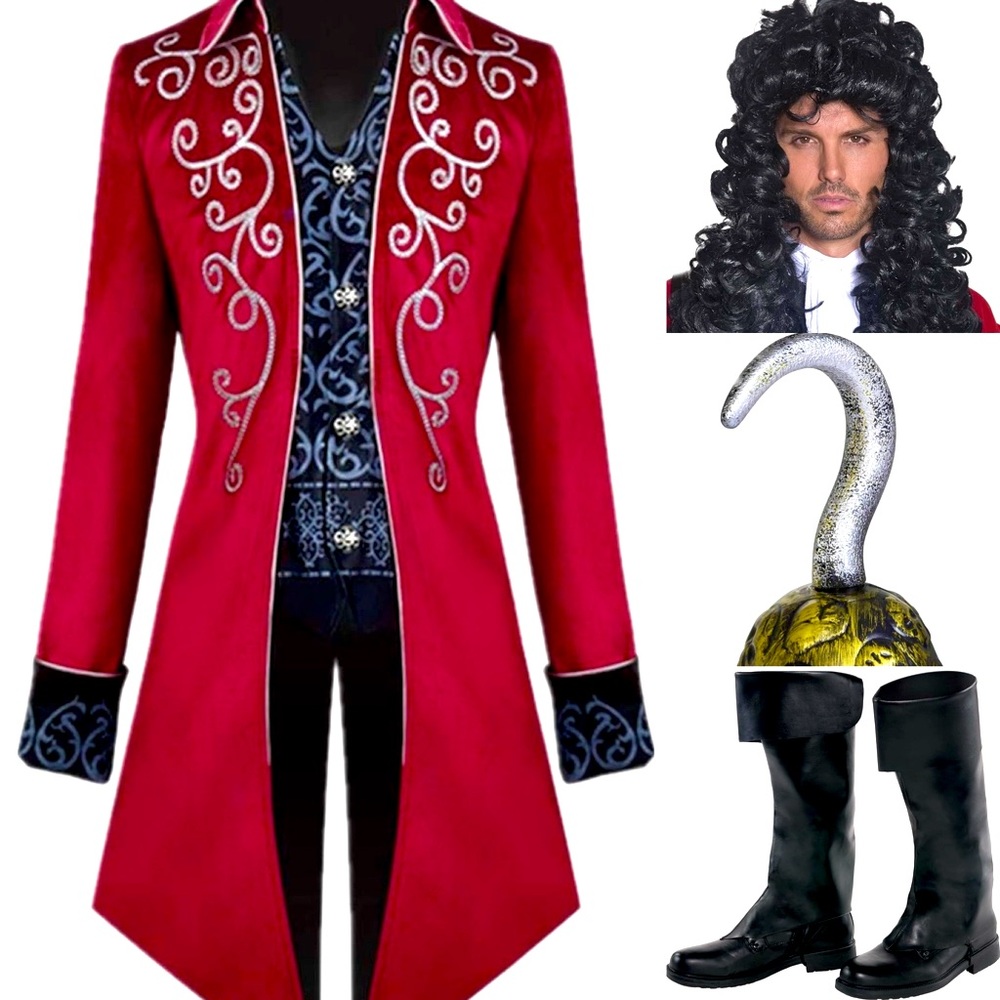 Captain Hook Steampunk Tailcoat Costume